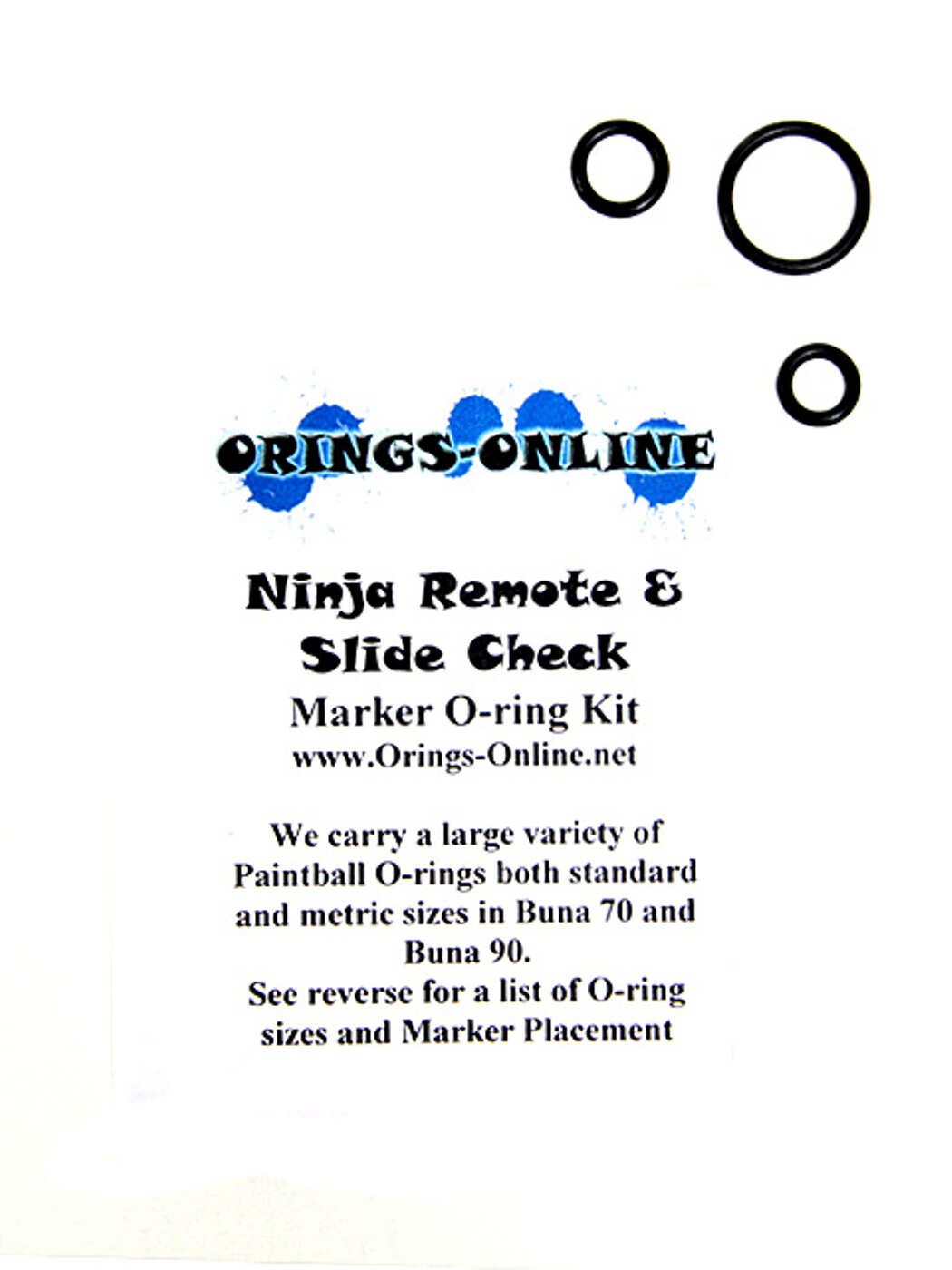 Ninja Remote & Slide Check O-ring Kit